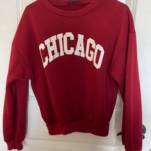 Shein Chicago Crewneck Sweatshirt